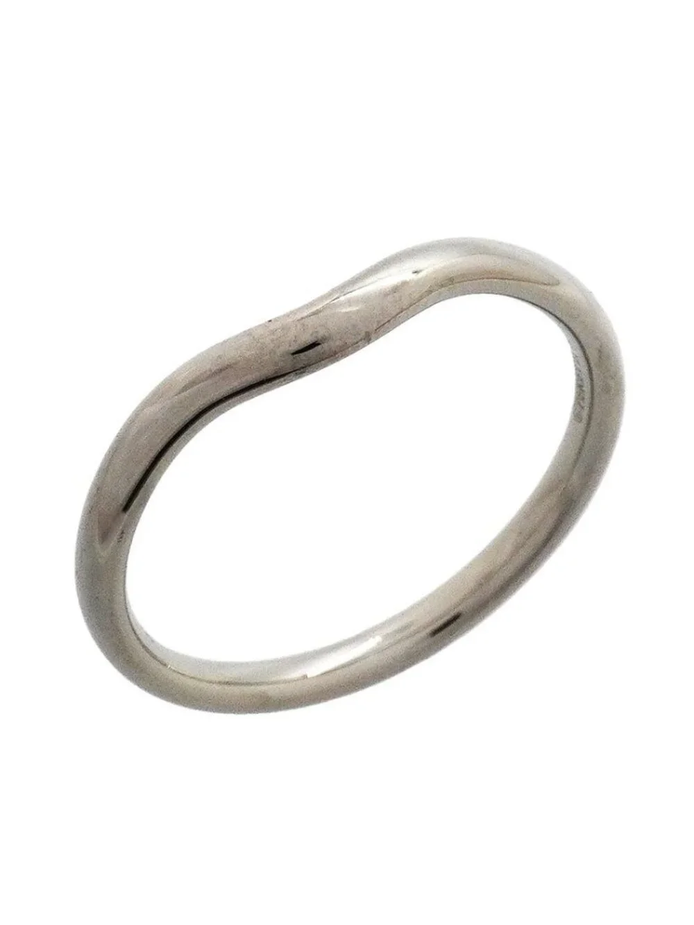 Tiffany & Co Ring Curved Band Platinum